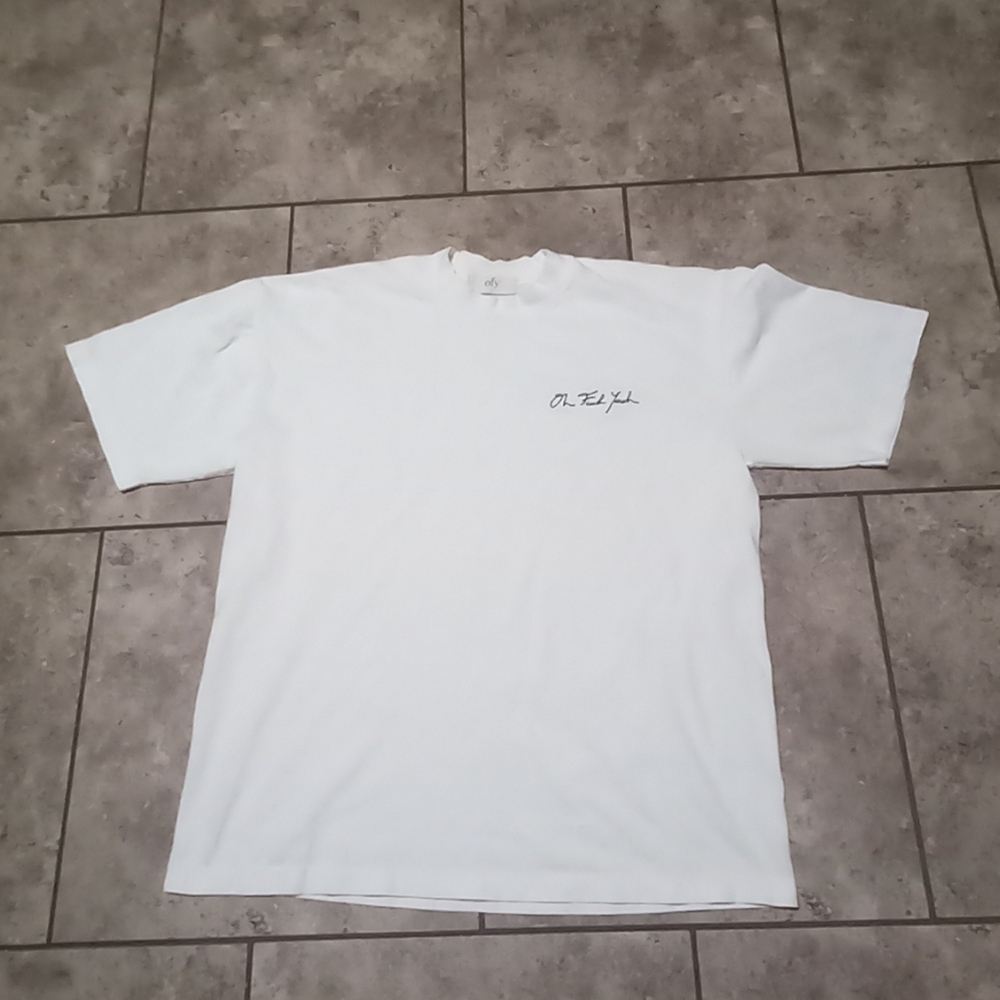 OFY White Tee OH F Yeah